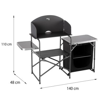 9. NC3041 camping cabinet with cover NILS CAMP