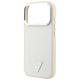 6. Guess Grained Triangle Logo MagSafe Case for iPhone 18 Pro Max / 17 Pro Max - Beige