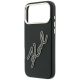 6. Karl Lagerfeld Smooth Big Resin Signature Logo Case for iPhone 18 Pro Max / 17 Pro Max - Black