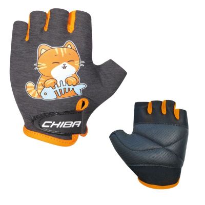 CHIBA COOL KIDS children's gloves, black cat, size S