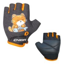 CHIBA COOL KIDS children's gloves, black cat, size S