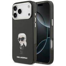 Karl Lagerfeld IML Aquarelle Karl & Logo MagSafe Case for iPhone 17 Pro Max - Black