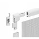 65. ALU DOOR MOSQUITO NET 100X215 WHITE BASIC PLUS
