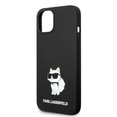 6. Karl Lagerfeld KLHMP14MSNCHBCK iPhone 14 Plus 6.7" hardcase black/black Silicone Choupette MagSafe
