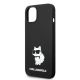 6. Karl Lagerfeld KLHMP14MSNCHBCK iPhone 14 Plus 6.7" hardcase black/black Silicone Choupette MagSafe