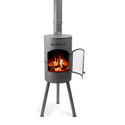 11. Bonfeu Bongiano Sp 3001 garden fireplace black