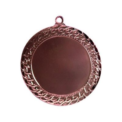 Bronze medal overall with space for a 50 mm emblem - steel medal