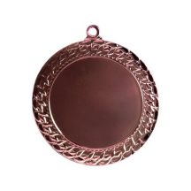 Bronze medal overall with space for a 50 mm emblem - steel medal