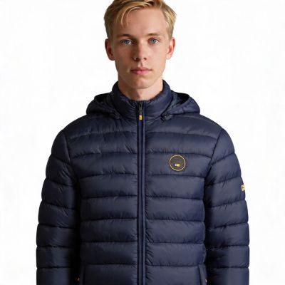 10. Geographical Norway AMIGOBADGE LONG HOOD DB NAVY MEN 233 NAVY (WY8852H/GN-MARINE)