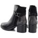 5. Women's insulated ankle boots with a block heel, black, Potocki SZ12873