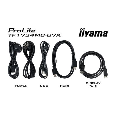 9. iiyama TF1734MC-B7X computer monitor 43.2 cm (17") 1280 x 1024 px SXGA LED Touchscreen Black