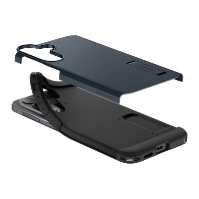 9. Spigen Tough Armor Case for Samsung Galaxy A57 5G - Navy Blue