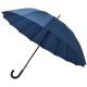 2. Long Semi-Automatic Umbrella, 16 Ribs, Navy Blue, SEMI LINE