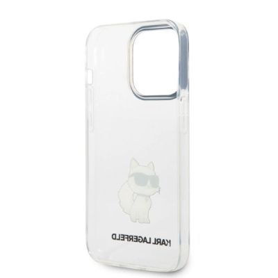 7. Karl Lagerfeld Ikonik Choupette case for iPhone 14 Pro - transparent