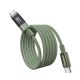 2. PD60W USB-C to USB-C Digital Display 1.2m Nylon Cable - green