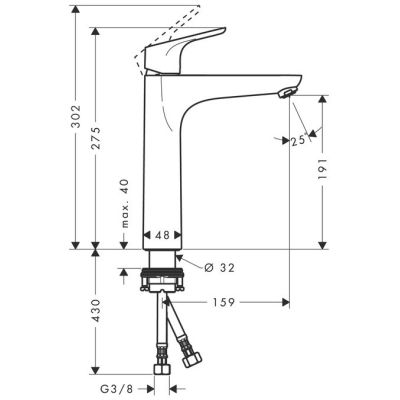 2. Focus 190 HV u/bv battery, small