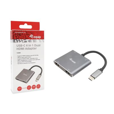 5. Equip 133484 Docking Station Wired USB 3.2 Gen 1 (3.1 Gen 1) Type-C Silver