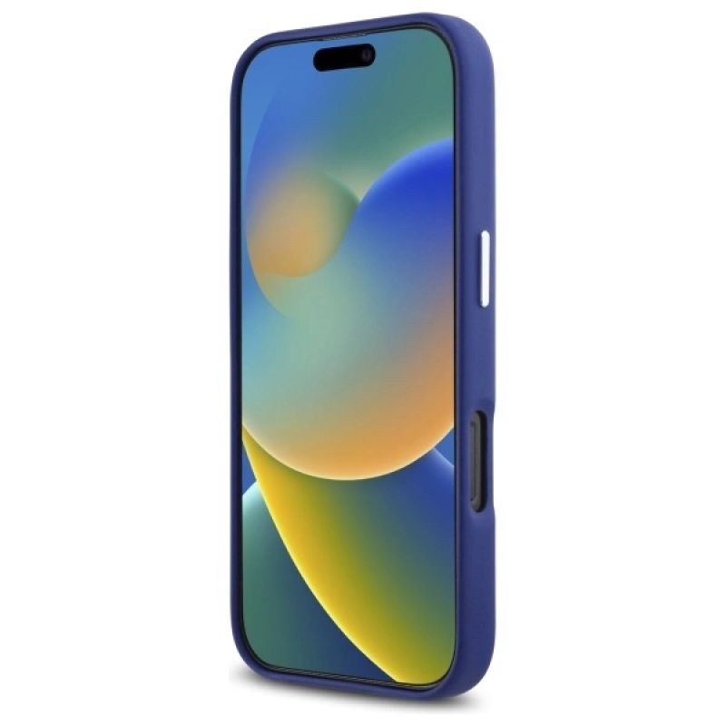 5. Karl Lagerfeld FW Metal Plate MagSafe iPhone 16 Pro Case - Blue