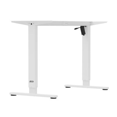 8. ERGO OFFICE ELECTRIC DESK ADJUSTABLE MAX HEIGHT 1160MM, MAX - 80 KG, WITHOUT TABLETOP FOR SITTING AND STANDING WORK, WHITE ER-400 W