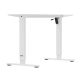 8. ERGO OFFICE ELECTRIC DESK ADJUSTABLE MAX HEIGHT 1160MM, MAX - 80 KG, WITHOUT TABLETOP FOR SITTING AND STANDING WORK, WHITE ER-400 W