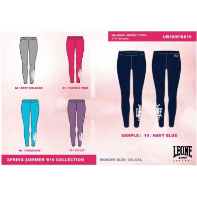 3. LEONE LW1009/S16 long leggings navy blue "S"