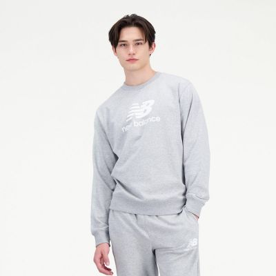 11. New Balance ESSENTIALS STACKED LOGO FRENC AG M MT31538AG sweatshirt
