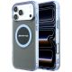 Mercedes AMG IML Transparent Bicolor Block MagSafe Case for iPhone 18 Pro Max / 17 Pro Max - Black and Blue