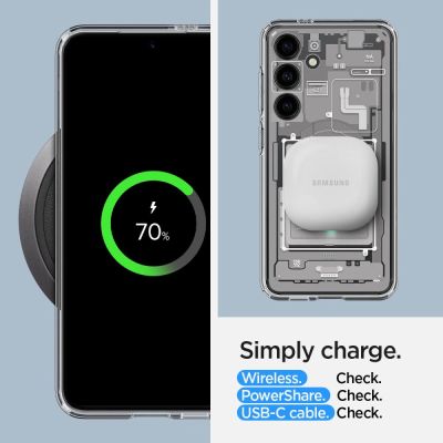 15. Spigen Ultra Hybrid Case for Samsung Galaxy S24 Zero One - White