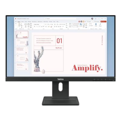 13. Lenovo ThinkVision E24-40 monitor 23.8" IPS 16:9 100 Hz 4 ms 1920x1080 250 cd/m2 1 HDMI Raven Black 36-month warranty