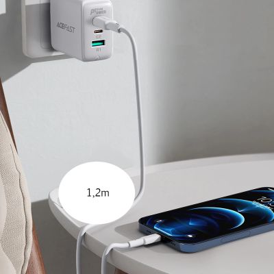 13. Acefast cable MFI USB Type C - Lightning 1.2m, 30W, 3A black (C2-01 black)