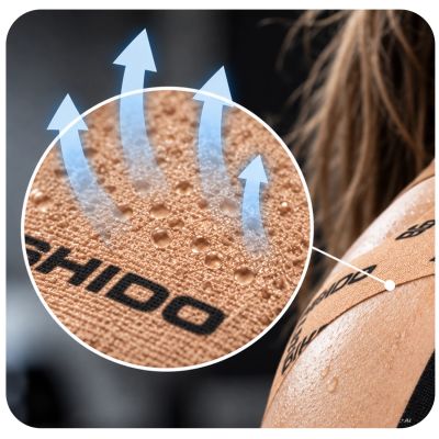 11. KINESIOLOGICAL TAPE FOR TAPING 5M SELF-ADHESIVE BEIGE | DBX BUSHIDO