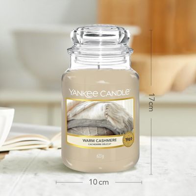 Large WARM CASHMERE YANKEE Candle