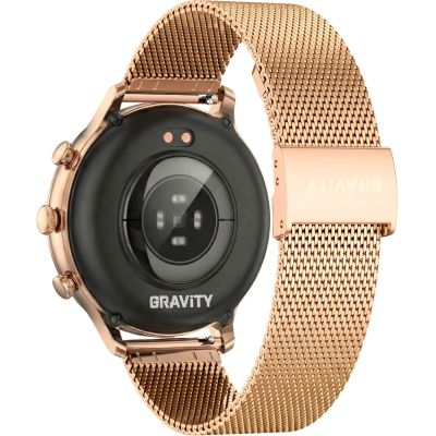 11. Smartwatch Gravity Rose Gold Strap and Bracelet GT5-7