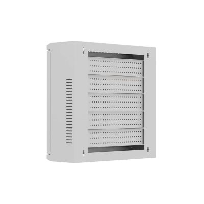 11. TPR 10" INSTALLATION CABINET WITH MESH BOARD 400X400X140 GRAY LANBERG (ASSEMBLED)