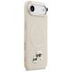 4. Karl Lagerfeld Karl & Choupette Pins MagSafe Case for iPhone Air - Beige