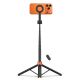 3. Tech-Protect L10S Bluetooth Selfie Stick Tripod - Black and Orange