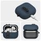 4. Tech-Protect Slim Hook Case for Samsung Galaxy Buds 3 / 3 FE / 3 Pro - Navy Blue
