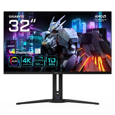 GIGABYTE AORUS FO32U EK Computer Monitor 80 cm (31.5") 3840 x 2160 px 4K Ultra HD OLED Black