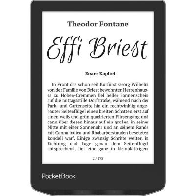 17. PocketBook Verse 629 6" 8GB Wi-Fi Mist Gray Ebook Reader