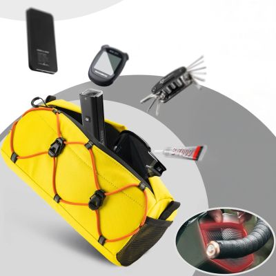 4. Rockbros 30110054006 Handlebar Bicycle Bag 2.2L - Yellow