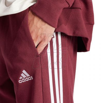 5. adidas Essentials French Terry Tapered Cuff 3-Stripes M IS1366 pants