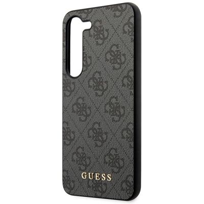 6. Guess GUHCS23SG4GFGR S23 S911 grey/grey hardcase 4G Metal Gold Logo