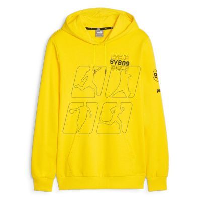 2. Sweatshirt Puma Borussia Dortmund FtbCore Graphic Hoody M 771860 01