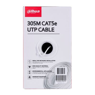5. Dahua Technology PFM920I-5EUN 305m Cat5e U/UTP (UTP) network cable