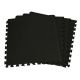 EB FIT puzzle exercise mat 60x60x1.0cm 4 pcs black