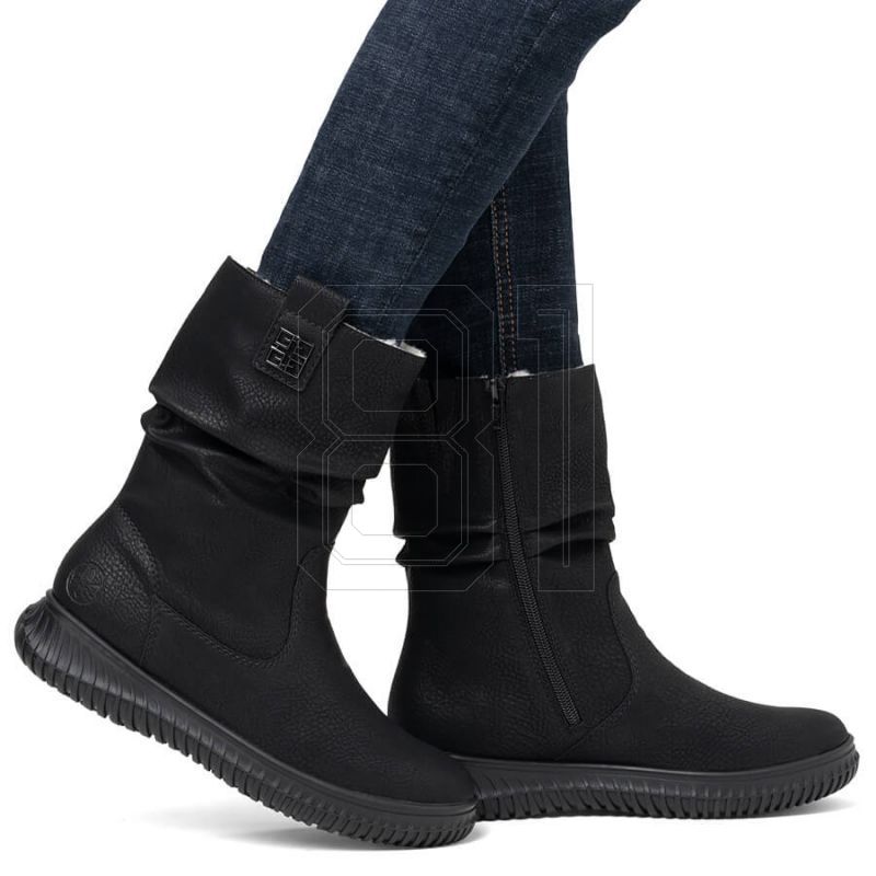 13. Rieker 74283-00 W RKR754 insulated ankle boots