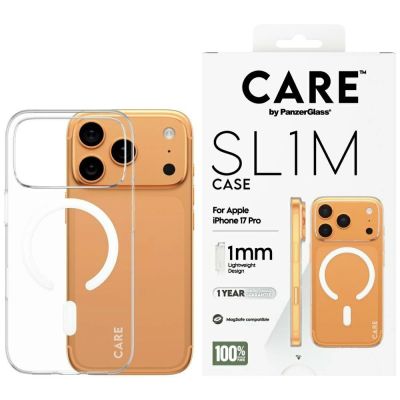 CARE by PanzerGlass SL1M MagSafe Case for iPhone 17 Pro - Transparent
