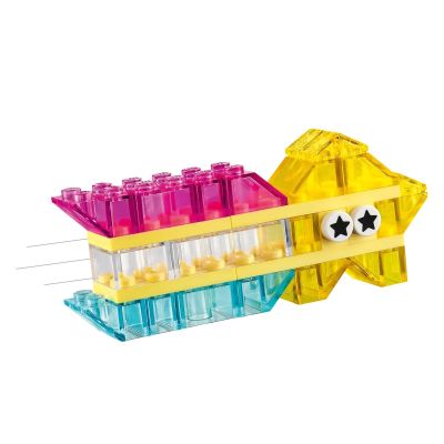 8. LEGO CLASSIC 11040 Magic Set with Transparent Bricks