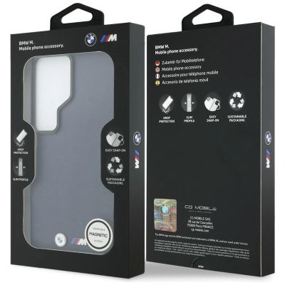 8. BMW M Metal Logo MagSafe Case for Samsung Galaxy S26 Ultra - Navy Blue