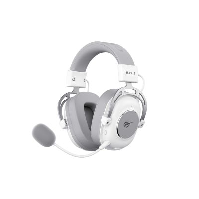 5. Havit 2.4G H2002YG Gaming Headphones White and Gray